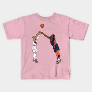 Damian Lillard Sends the Thunder home... Kids T-Shirt